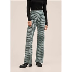 Pantalón estampado retro -  Mujer | MANGO OUTLET Melilla