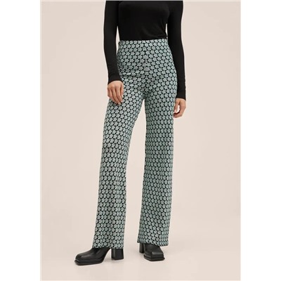 Pantalón estampado retro -  Mujer | MANGO OUTLET Melilla