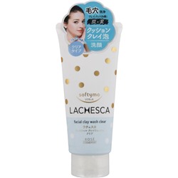Очищающая пенка для умывания с углем KOSE COSMEPORT Softymo Lachesca, туба 130 гр