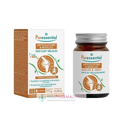 Puressentiel Articulations & Muscles SOS Flex Gélules 30 gélules