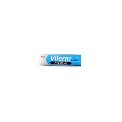 Противовирусный крем с ацикловиром Vilerm от Siam Pharmaceutical 25 гр / Siam Pharmaceutical Vilerm Acyclovir cream 5g