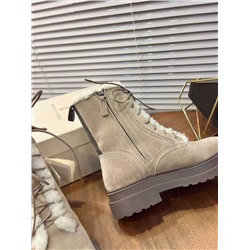 Женские ботинки Marti*n на толстой подошве и шнуровке  Brunell*o Cuccinell*i