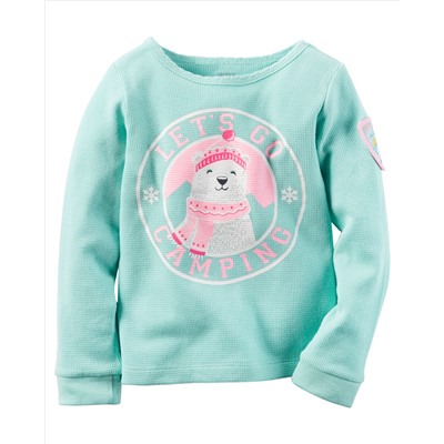 Long-Sleeve Let's Go Camping Thermal