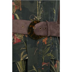 Vestido camisero maxi largo