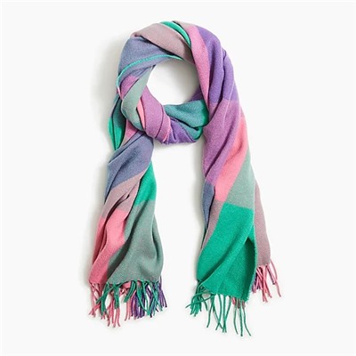 Classic plaid scarf