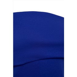 Saks Straplez Yaka Yandan Fermuarlı Krep Örme Bluz TBBSS24AF00092