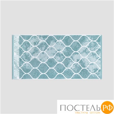 Togas К-т полотенец КАЙЛАН бел-бирюз 40х60/50х100/70х140