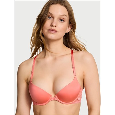 Sexy Tee Smooth Lightly Lined Front-Close Demi Bra