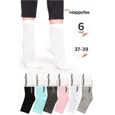 Набор женских носков 6 пар Happyfox