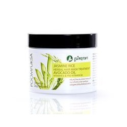 Маска для волос с рисом жасмин и авокадо от Poompuksa 300 гр / Poompuksa Hair Treatment jasmine rice and avokado 300 g
