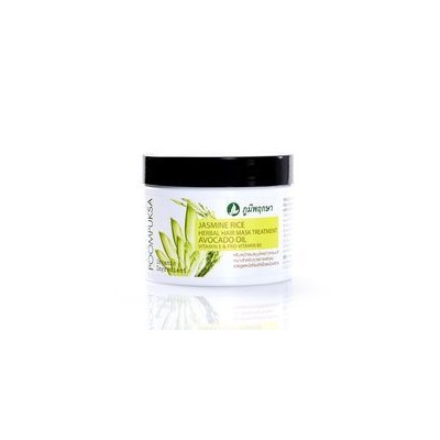 Маска для волос с рисом жасмин и авокадо от Poompuksa 300 гр / Poompuksa Hair Treatment jasmine rice and avokado 300 g