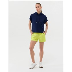 Lacivert Oversize Kapüşonlu Sweatshirt