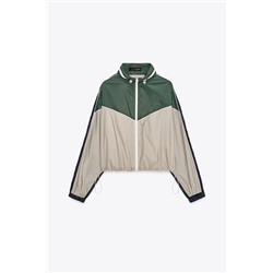 COLOUR BLOCK SHORT JACKET