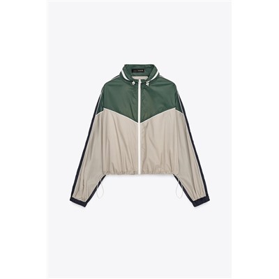 COLOUR BLOCK SHORT JACKET