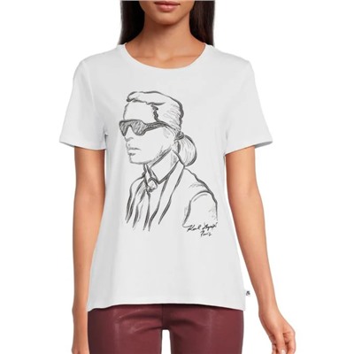 Karl Lagerfeld Paris Karl Sketch T-Shirt