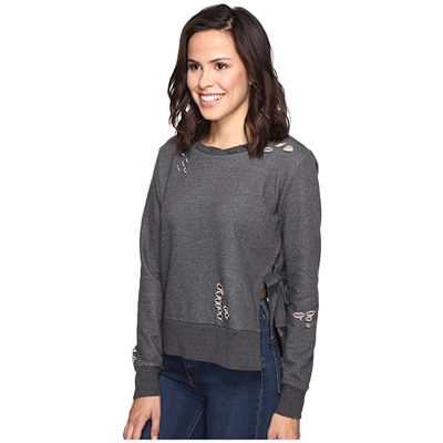 Long Sleeve French Terry Knit Sweatshirt