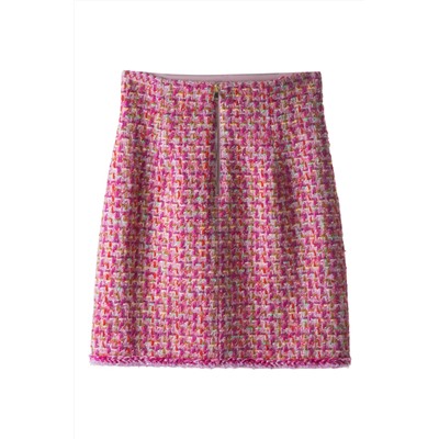 Falda recta Rosa