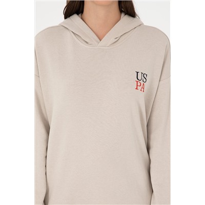 Kadın Taş Kapüşonlu Sweatshirt