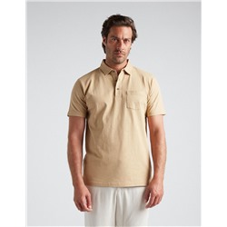 Polo, Men, Light Beige