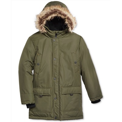 Michael Kors Snorkel Parka with Faux-Fur Trim, Big Boys (8-20)