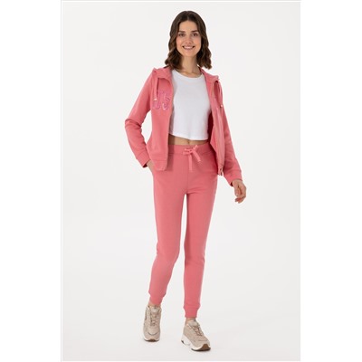 Kadın Pembe Basic Sweatshirt