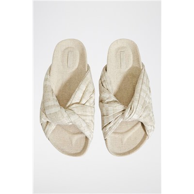 Sandalias Beige