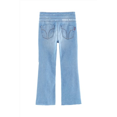 Vaquero palazzo 7/8 Azul
