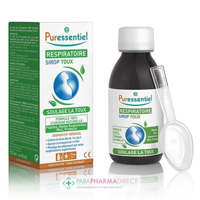 Puressentiel Respiratoire Sirop Toux 125 ml
