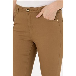 Kadın Açık Haki Kanvas Pantolon