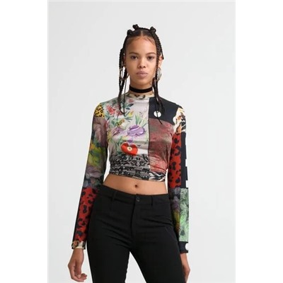 Camiseta slim patch digital