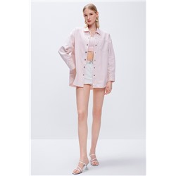 Sobrecamisa vaquera Rosa