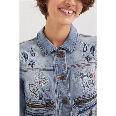 Chaqueta vaquera paisley