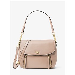 Evie Medium Pebbled Leather Shoulder Bag