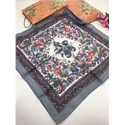 Платок женский с красивым узором (70*70 см.) арт. 257442