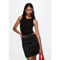 Minifalda bordado  -  Mujer | MANGO OUTLET Melilla