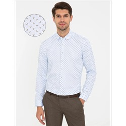 Açık Mavi Regular Fit Uzun Kollu Gömlek