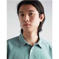 Vichy Short Sleeve Shirt, Men, Green