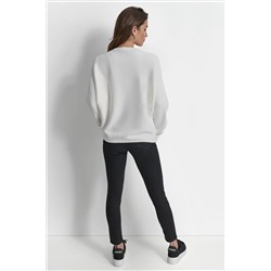SEQUIN LOGO SWEATER