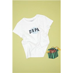 U.S. Polo Assn., Erkek Çocuk Beyaz Tişört 50307151-vr013