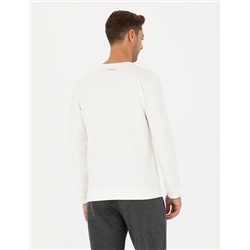 Ekru Regular Fit Sweatshirt