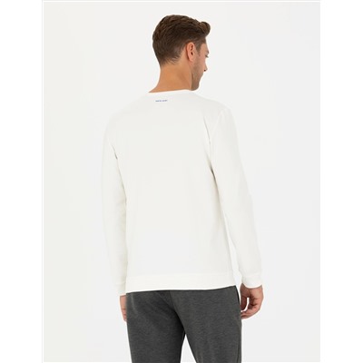 Ekru Regular Fit Sweatshirt