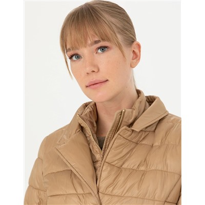 Bej Slim Fit Mont