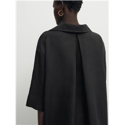 SOBRECAMISA LINO PLIEGUE ESPALDA