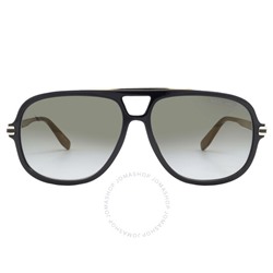 MARC JACOBS  Grey Gradient Mirror Navigator Men's Sunglasses Item No. MARC 468/S 0807/FQ 59