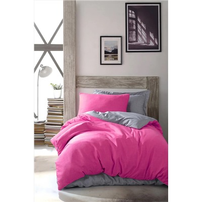 Ev & Ev Home Nevresim Seti Tek Kişilik Maxicolor Fuşya Ep-029323