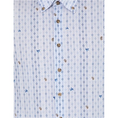 Mavi Slim Fit Uzun Kollu Gömlek