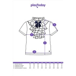 Блузка PLAYTODAY, 1127968