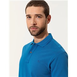 Mavi Slim Fit Polo Yaka Basic Tişört