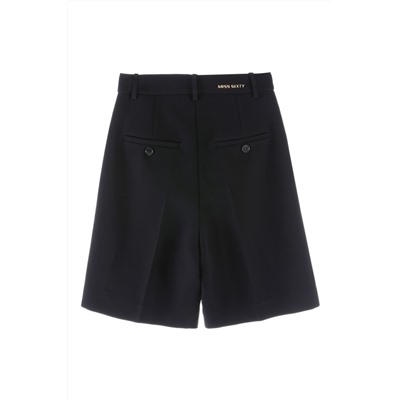 Short de tiro alto Negro