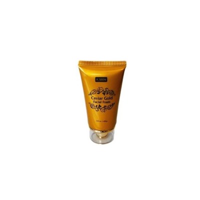 Очищающая пенка для лица с икрой, коллагеном и золотом K.Seen 80 гр / K.Seen Caviar Gold Facial Foam 80 gr